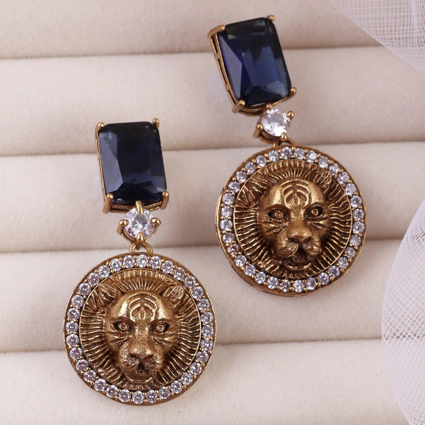 Blue Shriya Designer Earring