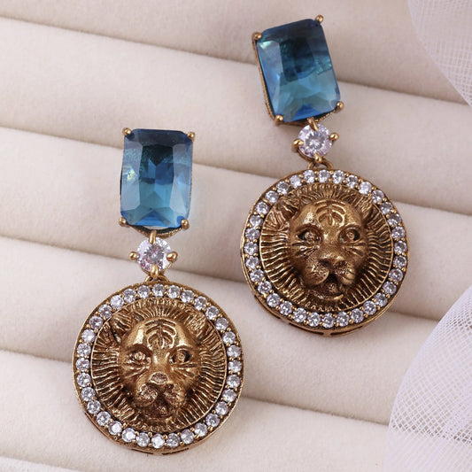 Turquoise Shriya Designer Earring