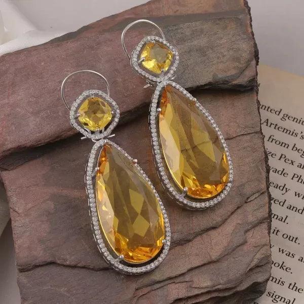 Yellow Erika Diamond Earring