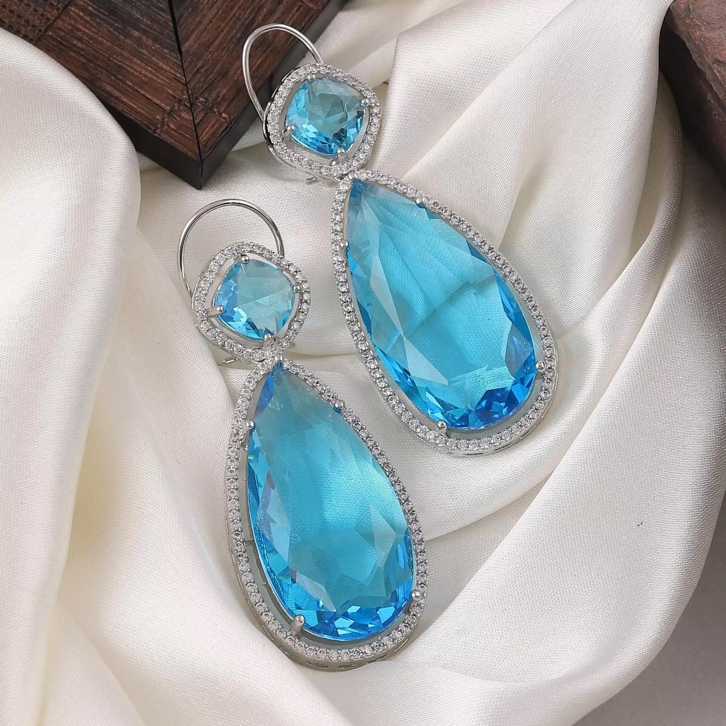 Turquoise Erika Diamond Earring