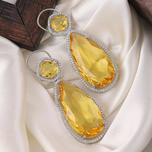 Yellow Erika Diamond Earring