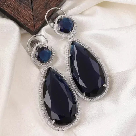 Blue Erika Diamond Earring