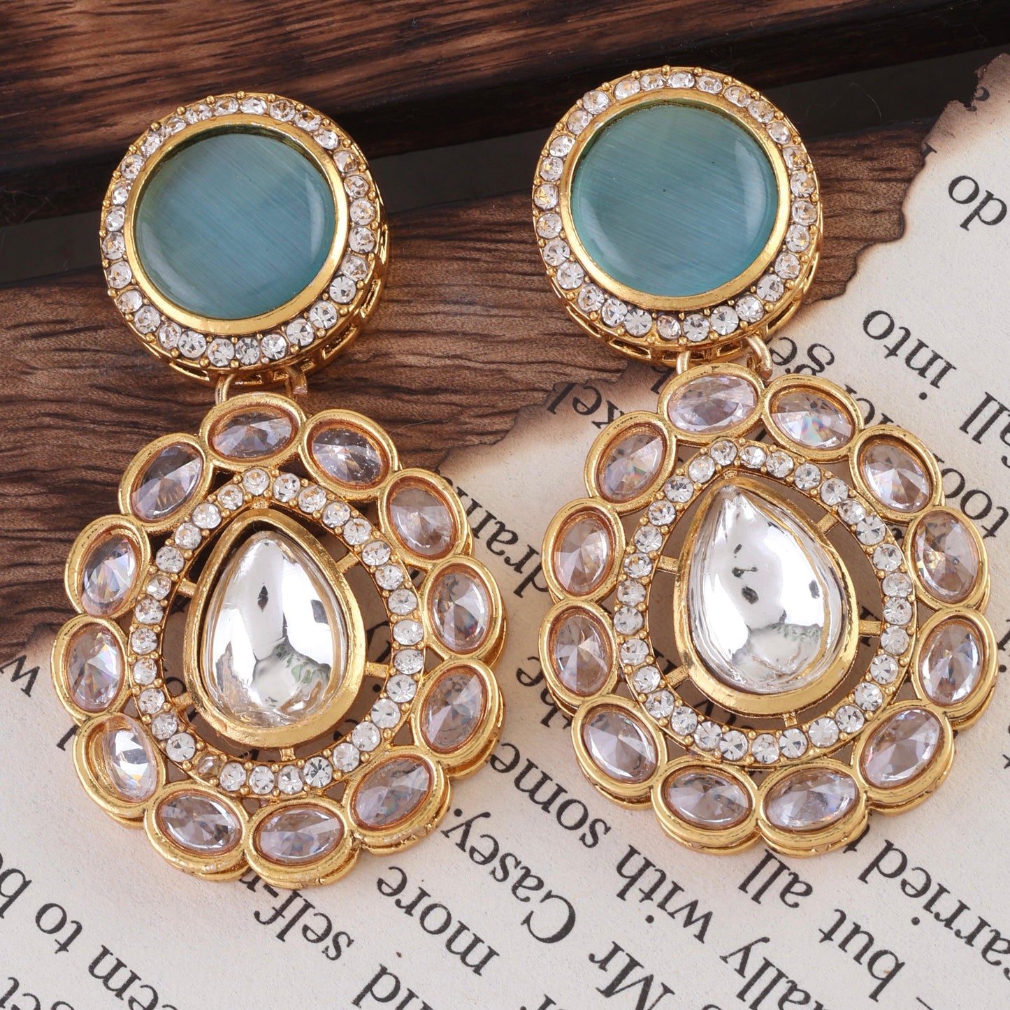 Turquoise Oshini Designer Earring