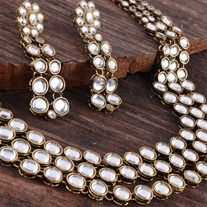 Anushka Sharma Inspired Kundan Necklace with Earring