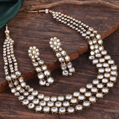 Anushka Sharma Inspired Kundan Necklace with Earring