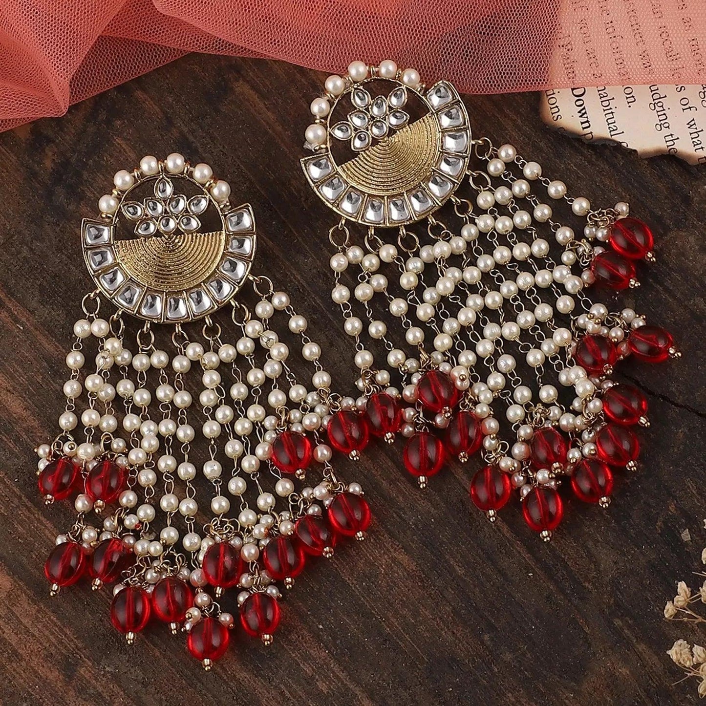 Red Ishan Earring