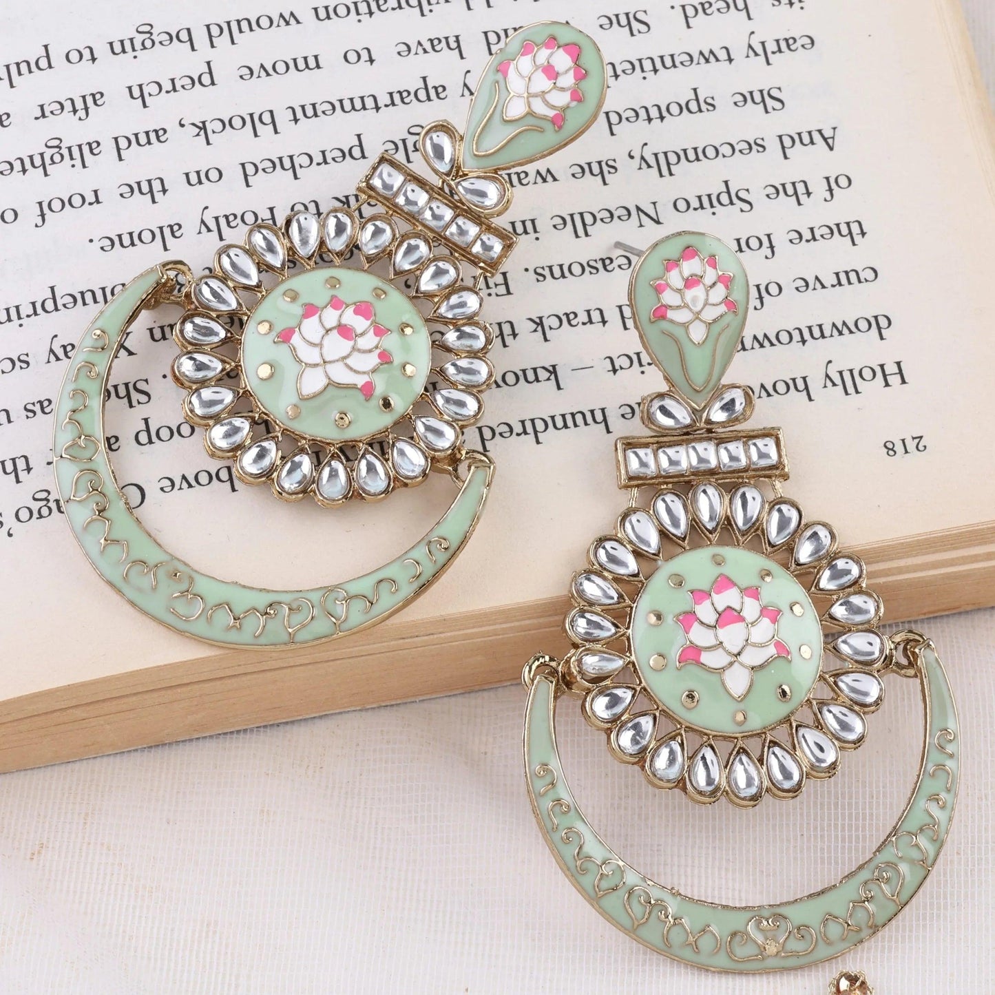 Mint Shobha Meenakari Earring