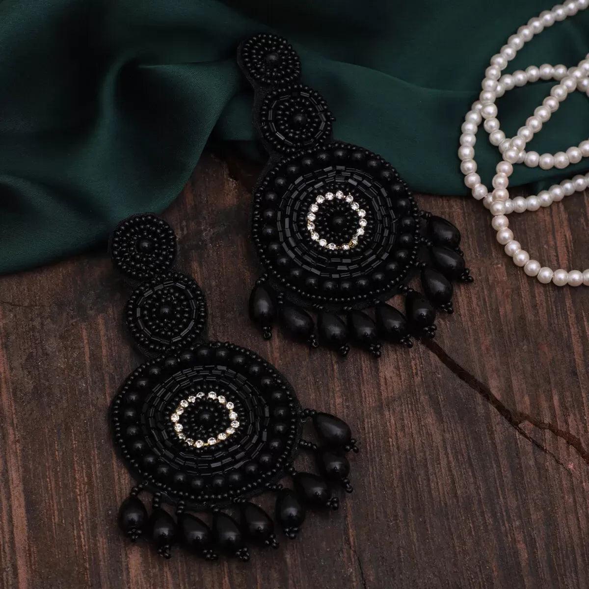 Black Arista Mermaid Earring