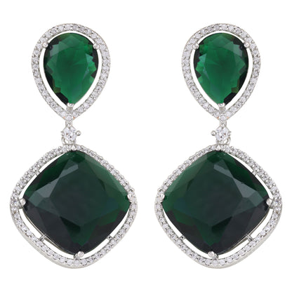 Emerald Denis American Diamond Earring