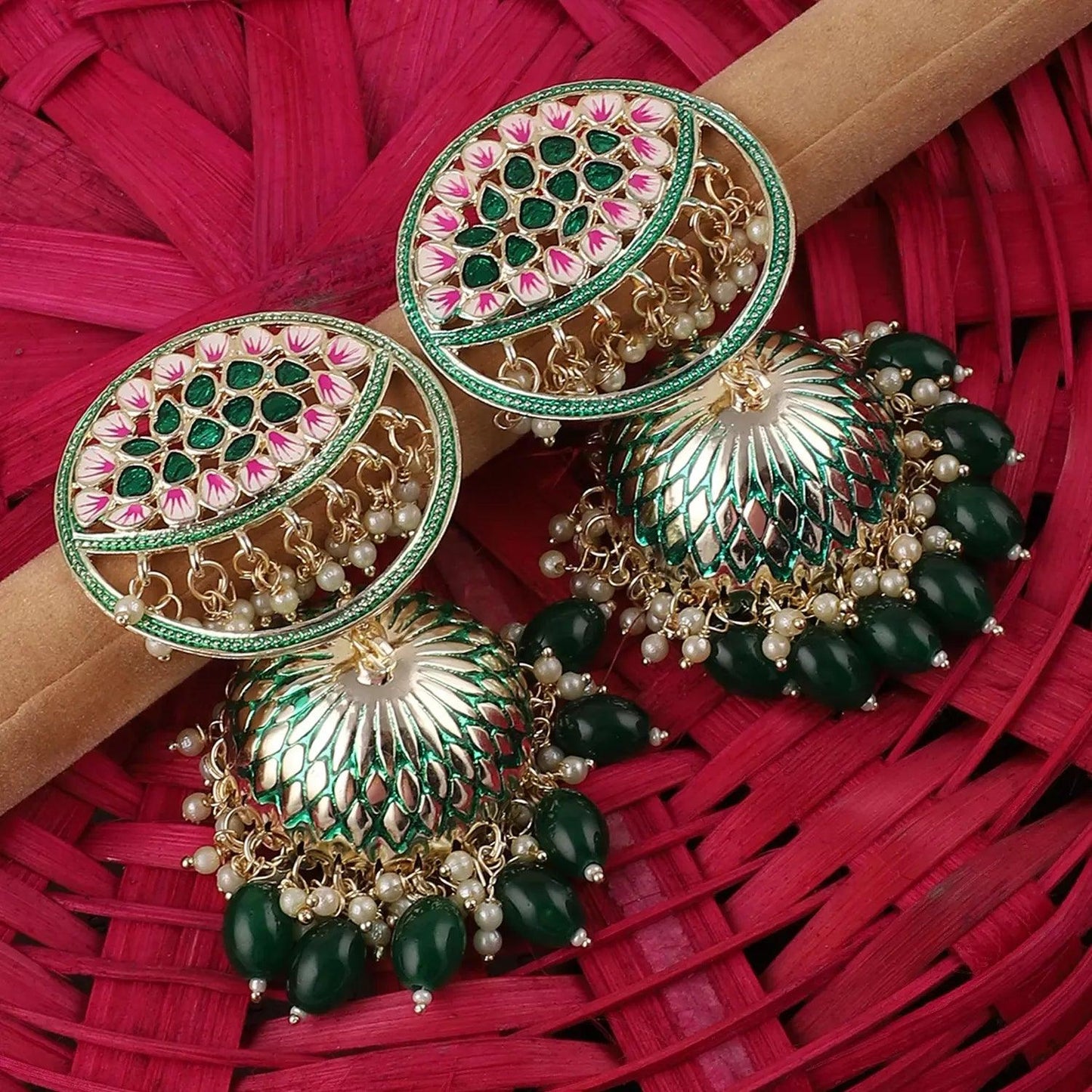 Green Gulzar Jhumka