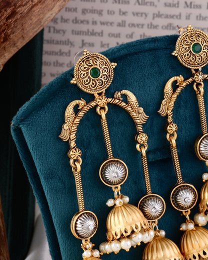 Aashi Designer Jhumka Earring Brass Lookalike