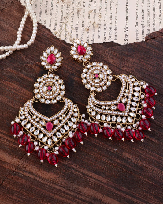 Pink Gurpreet Chandbali