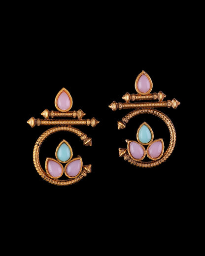 Pastel Gold Kumud Earring