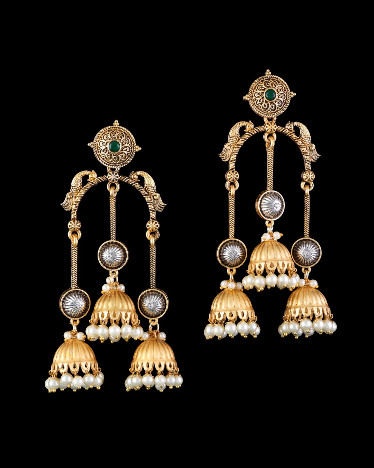 Aashi Designer Jhumka Earring Brass Lookalike