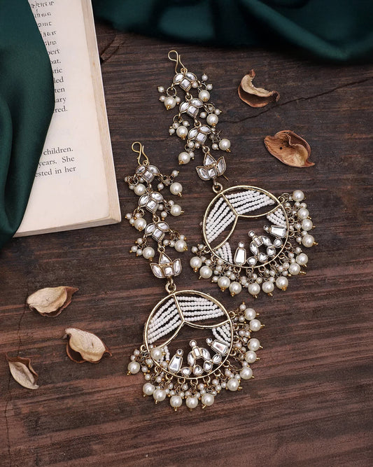 Pearl Ishleen Designer Chandbali