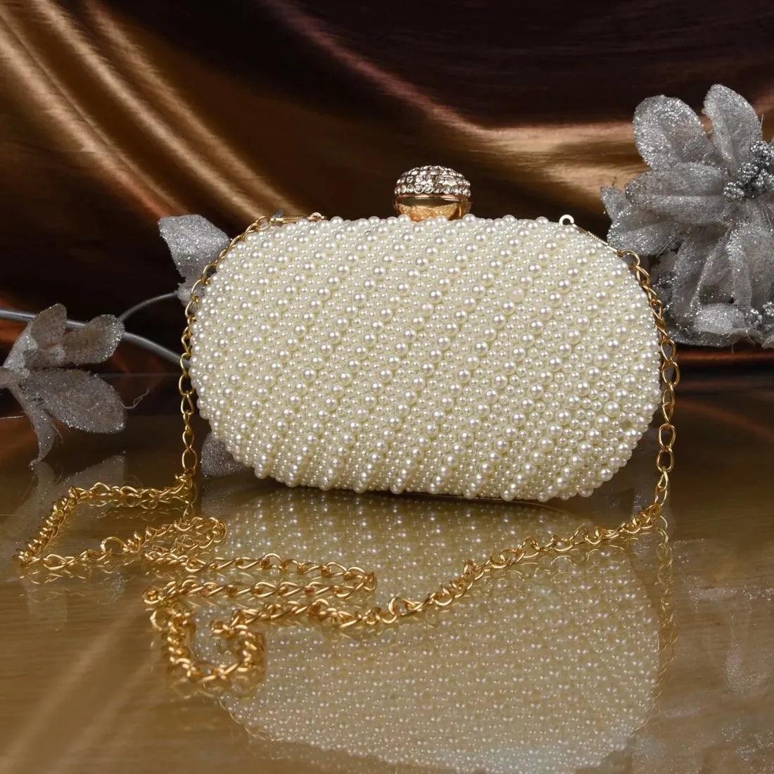 Laveena Pearl Clutch