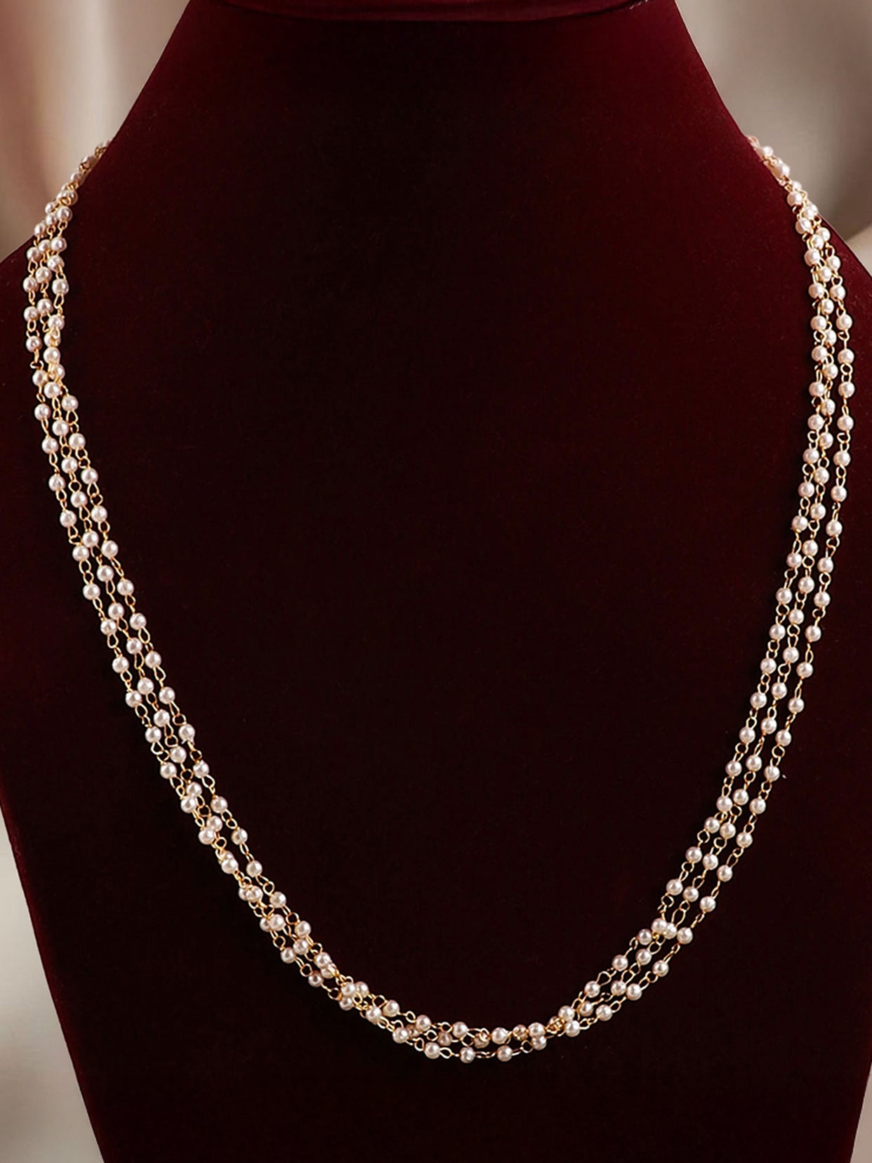 Virushi Pearl Long NeckPeice