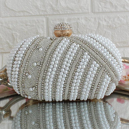 Annie Pearl Clutch - Oval