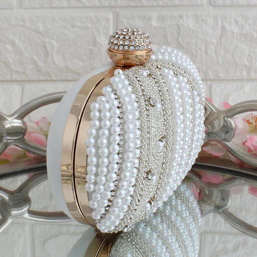 Annie Pearl Clutch - Oval