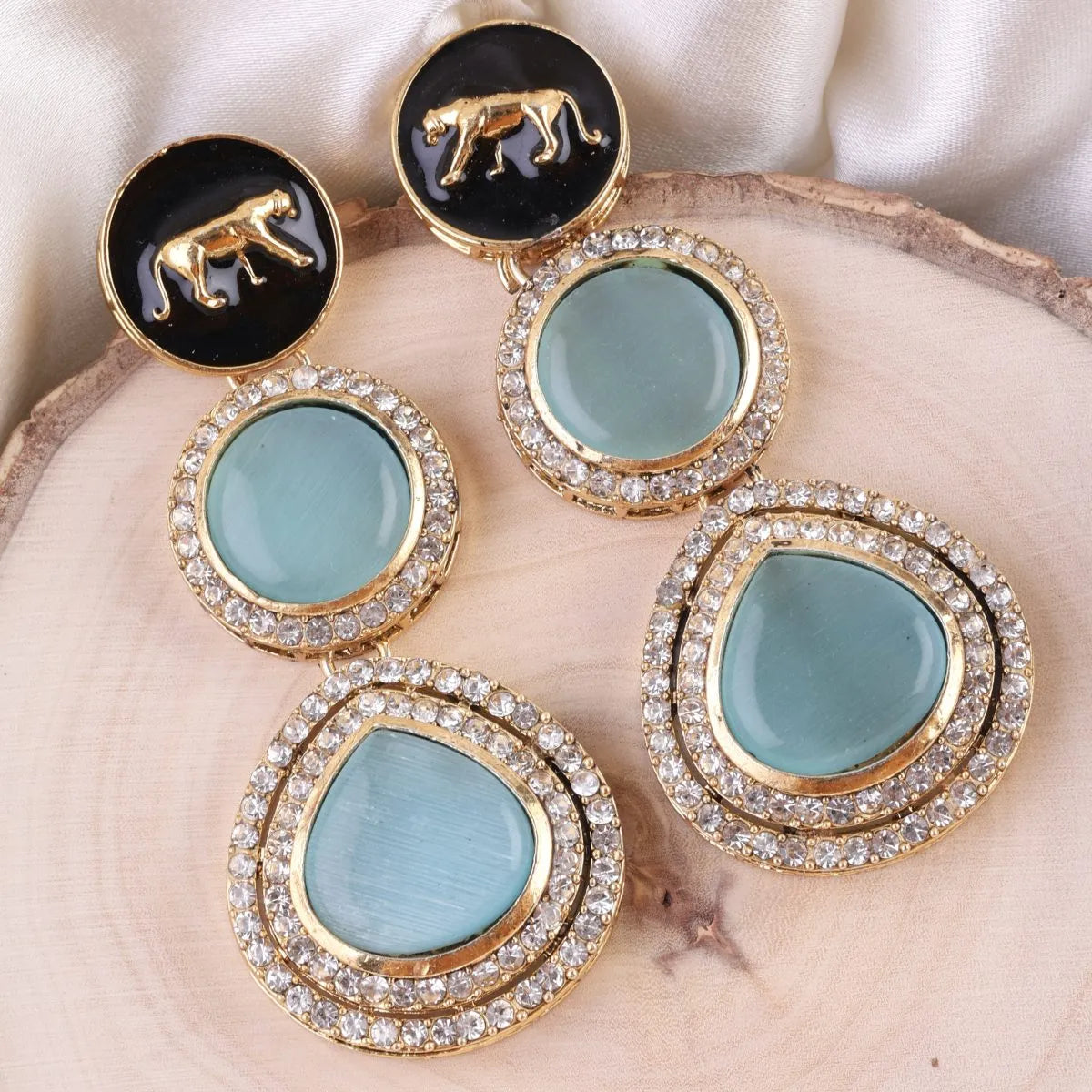 Turquoise Anaira Designer Earring