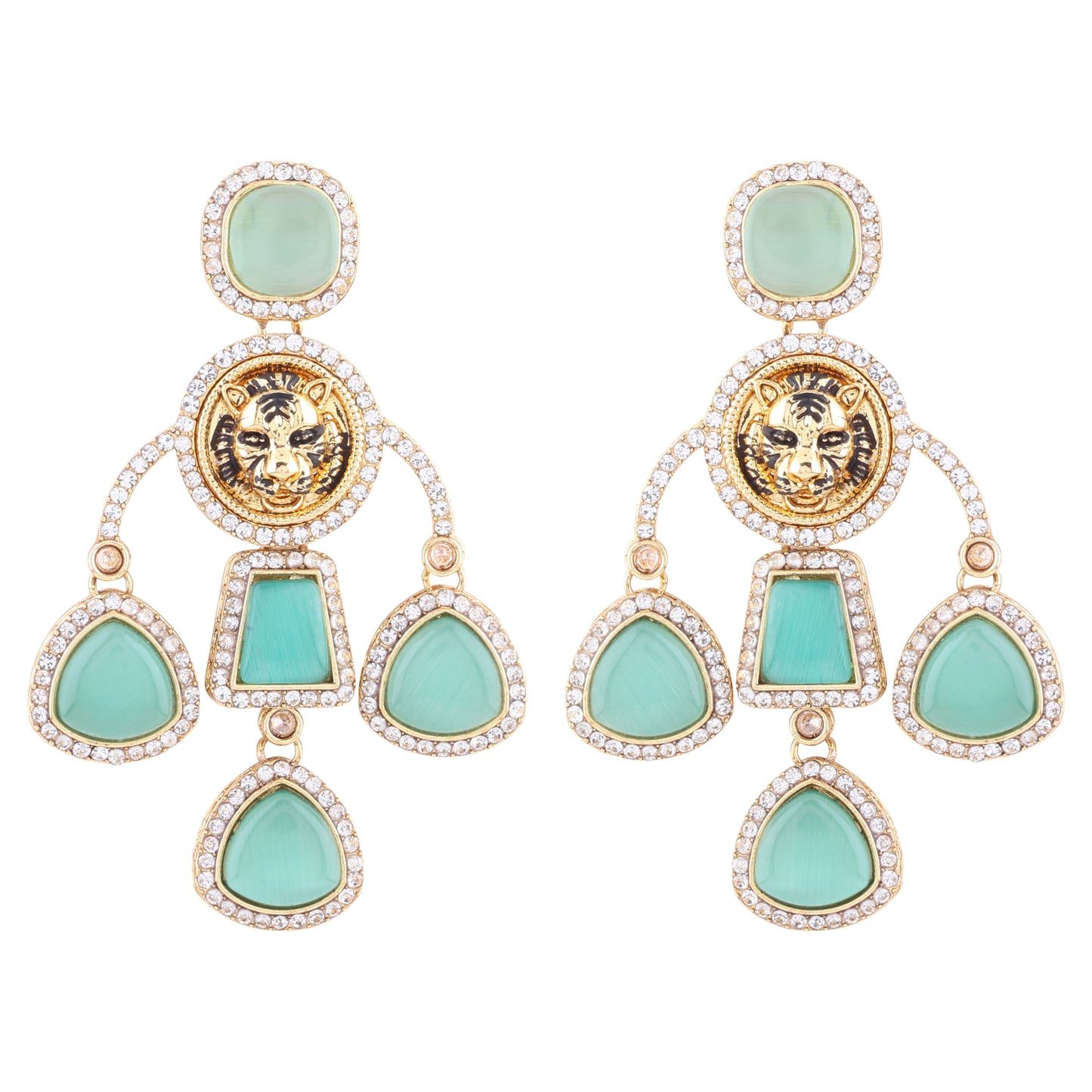 Mint Sabya Designer Earring