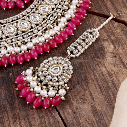 Pink Zaiba Necklace