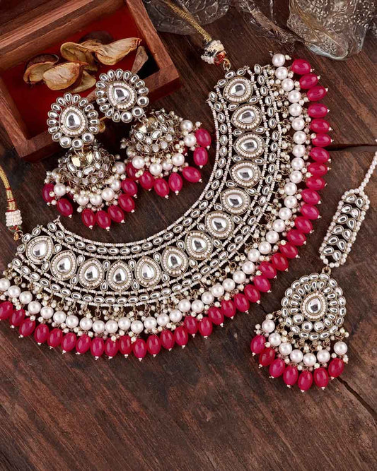 Pink Zaiba Necklace