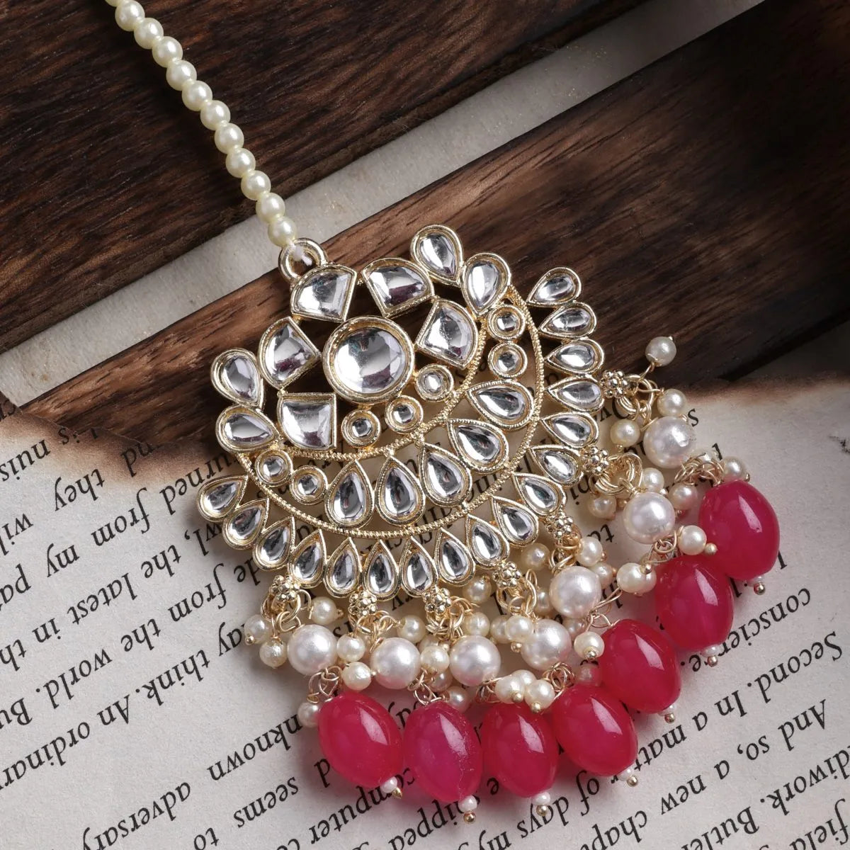 Pink Ambreen Royal Necklace