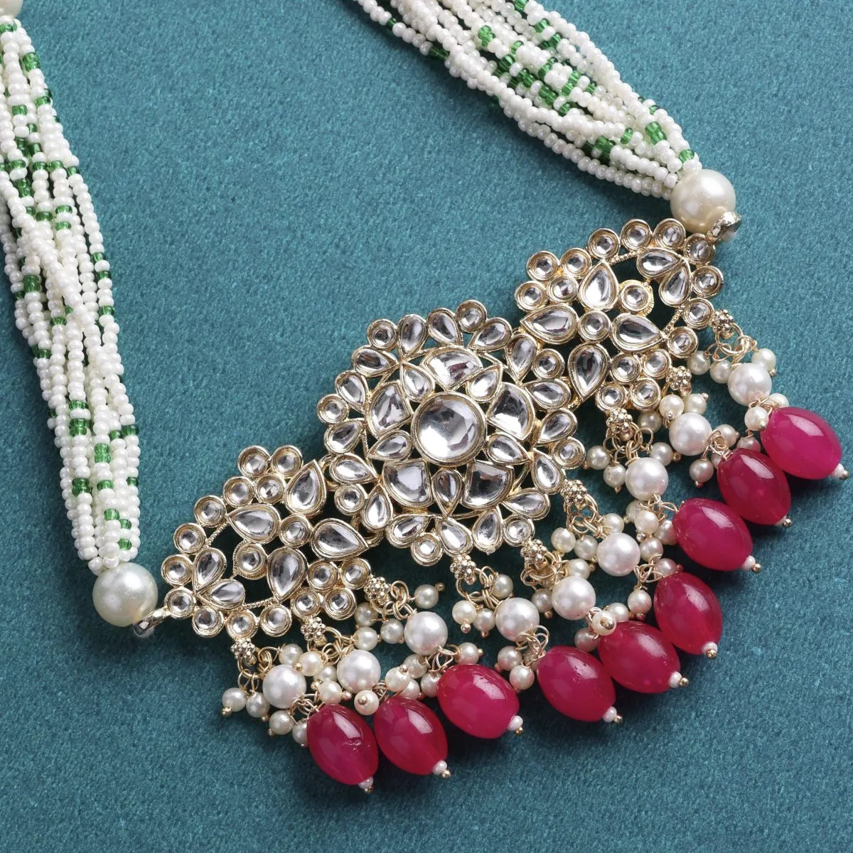 Pink Ambreen Royal Necklace