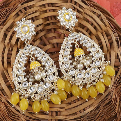 Yellow Jiyana Chandbali