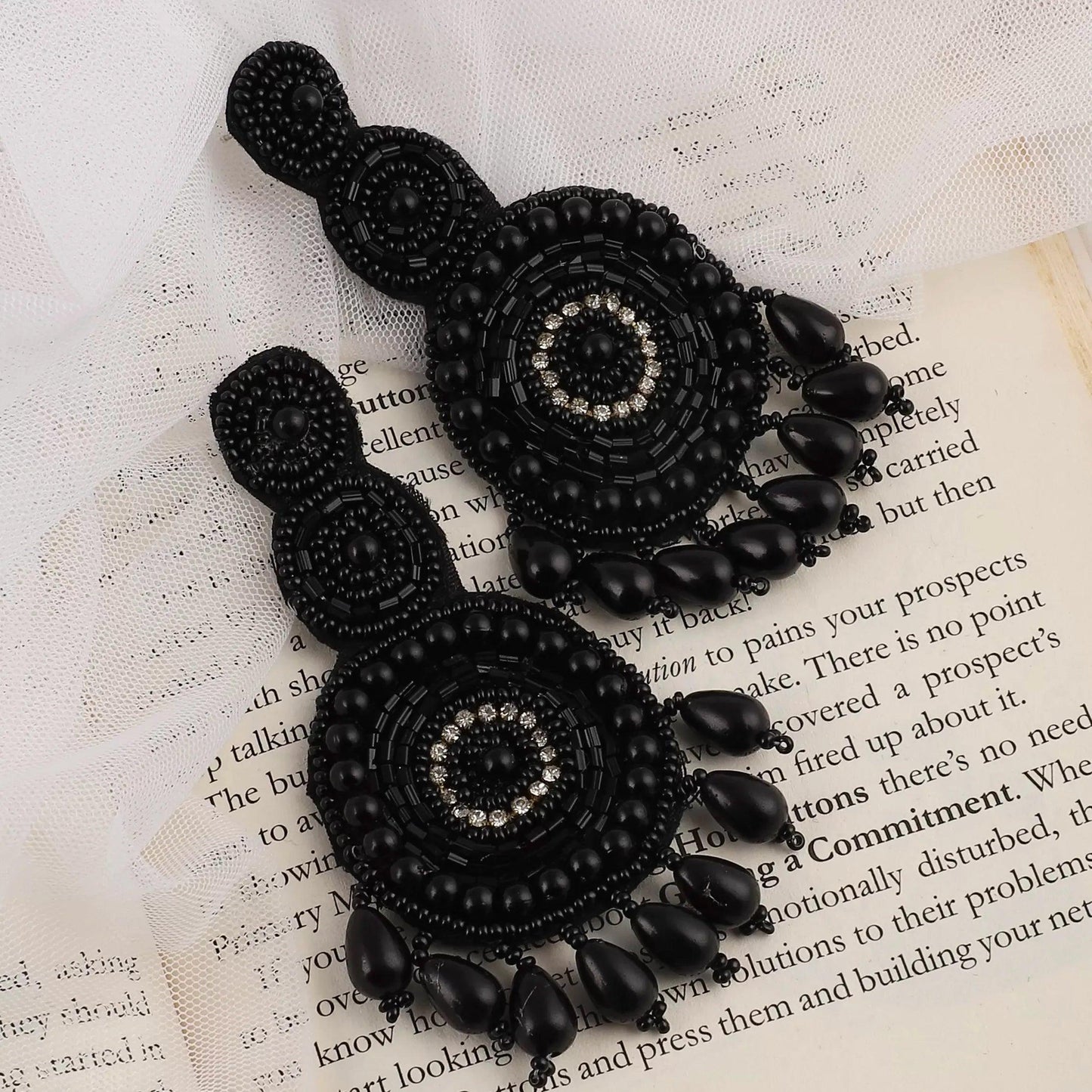 Black Arista Mermaid Earring