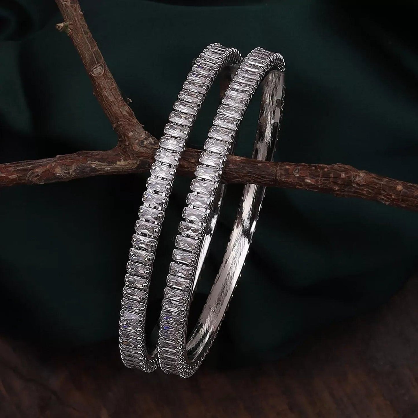 Silver Afshaa AD Bangle