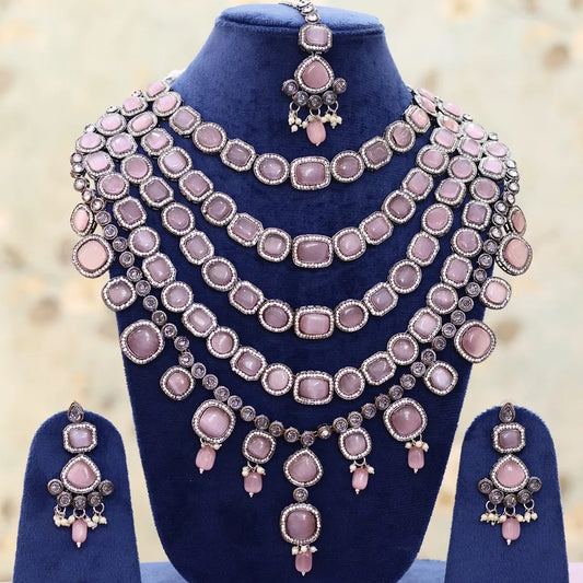 Blush Parineeti Wedding Necklace Set