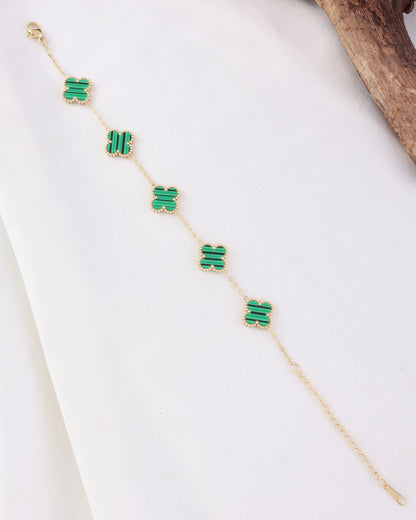 Green Yuna Anti Tarnish Bracelet