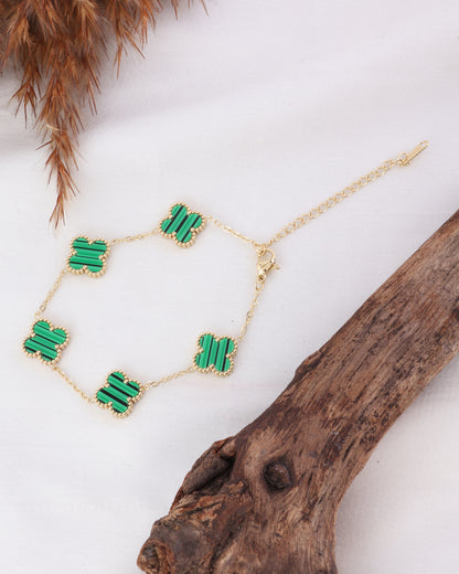 Green Yuna Anti Tarnish Bracelet