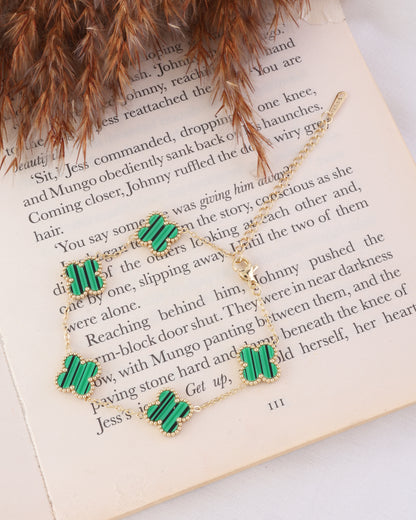 Green Yuna Anti Tarnish Bracelet