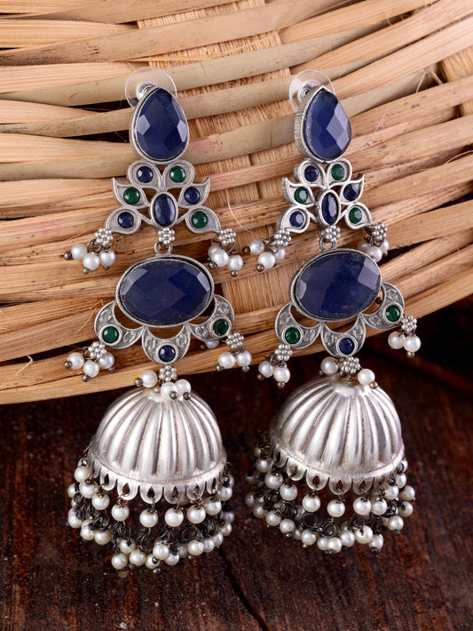 Blue Gulnoor Jhumki