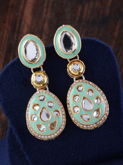 Mint Kuvar Meenakari Earring