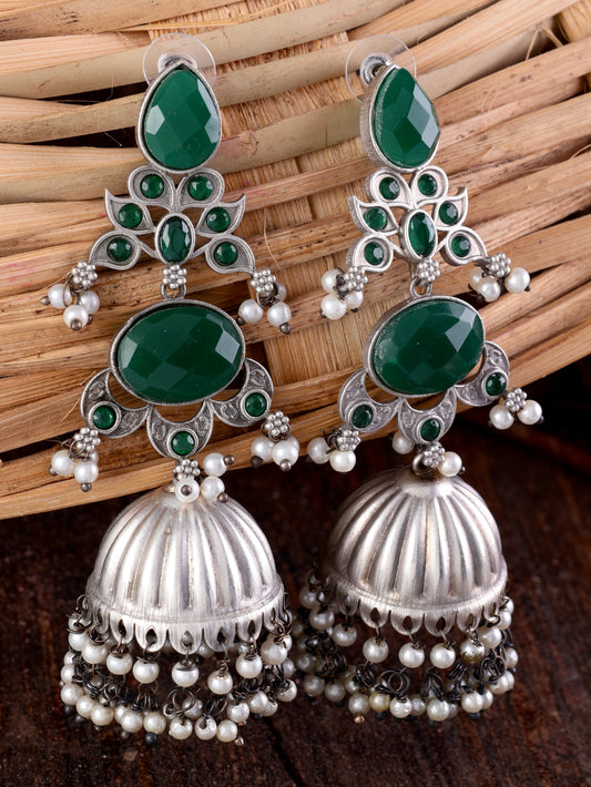 Emerald Gulnoor Jhumki