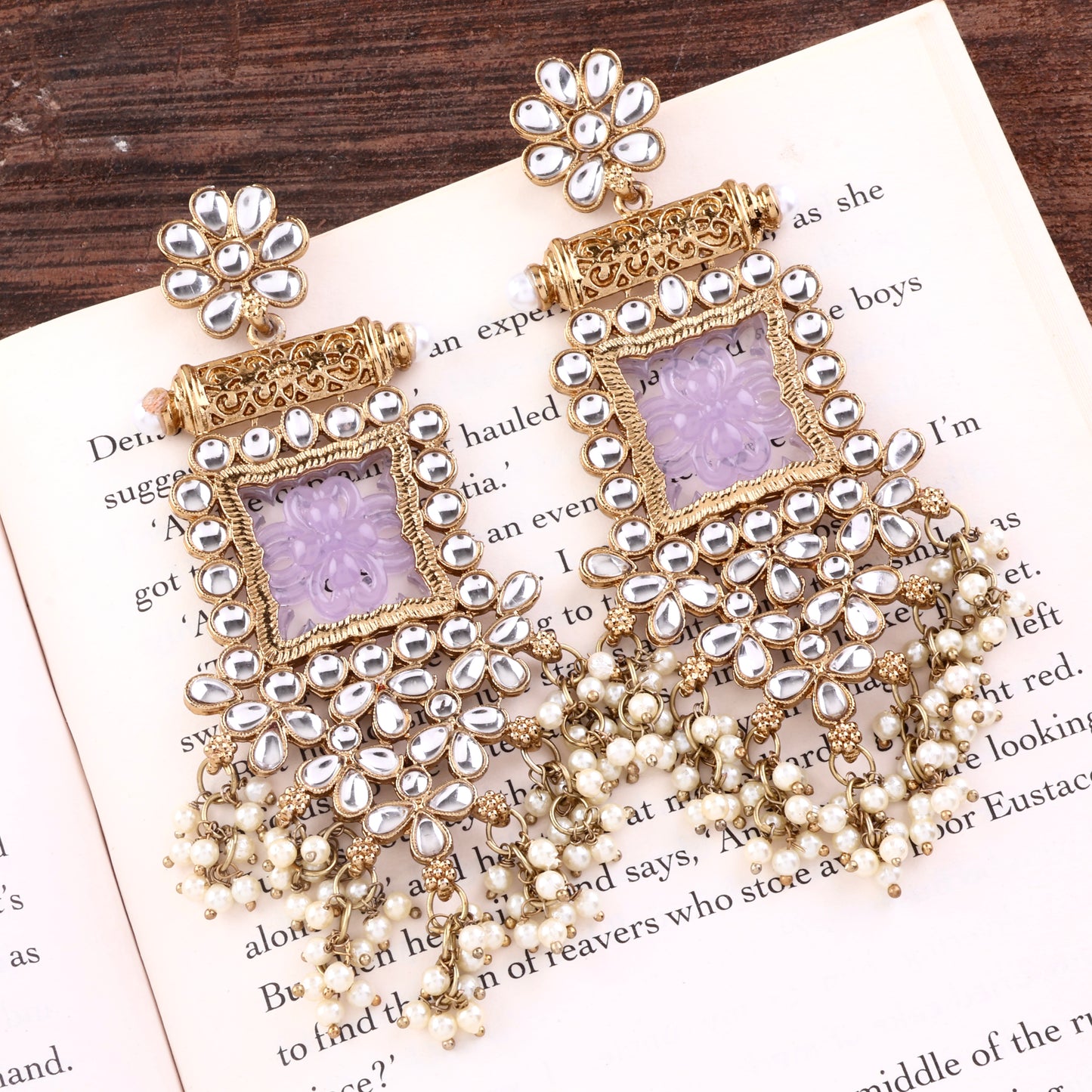 Lilac Shyla Desginger Earring