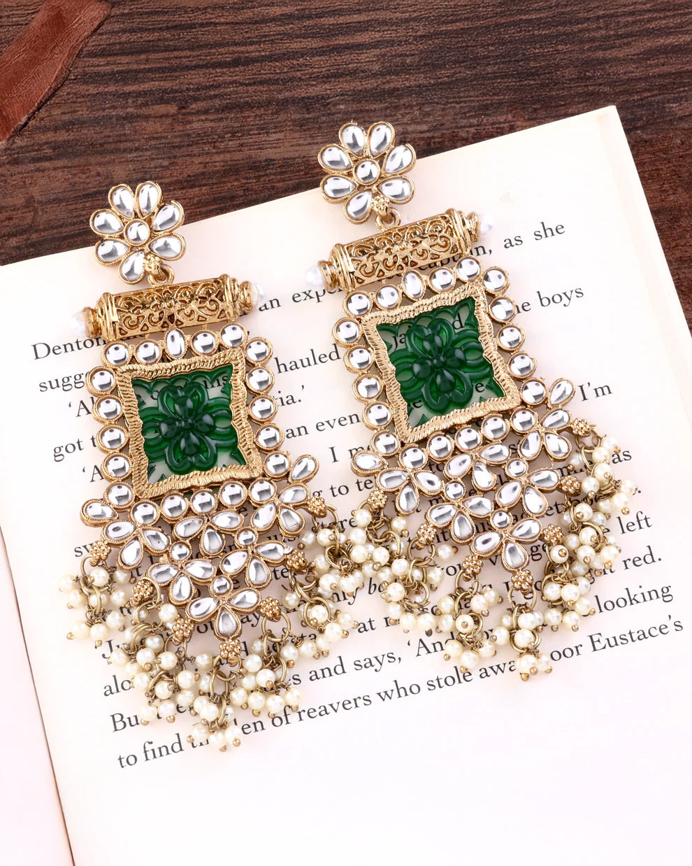Green Shyla Desginger Earring