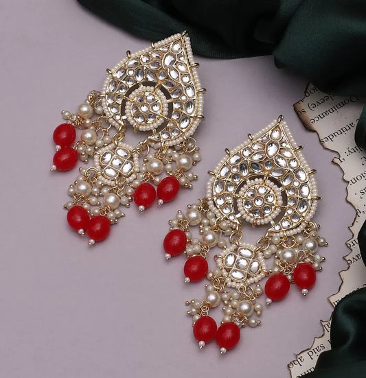 Red Lakshi Earring
