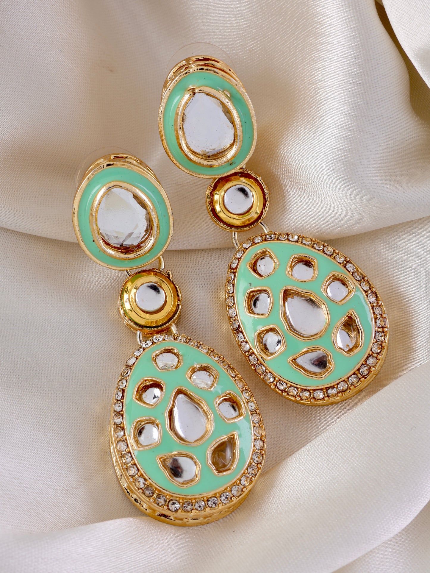 Mint Kuvar Meenakari Earring