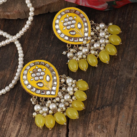 Yellow Maitreyi Earring