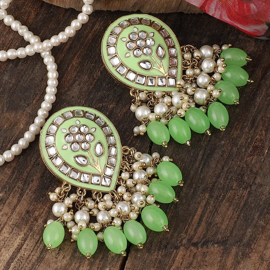 Mint Green Maitreyi Earring