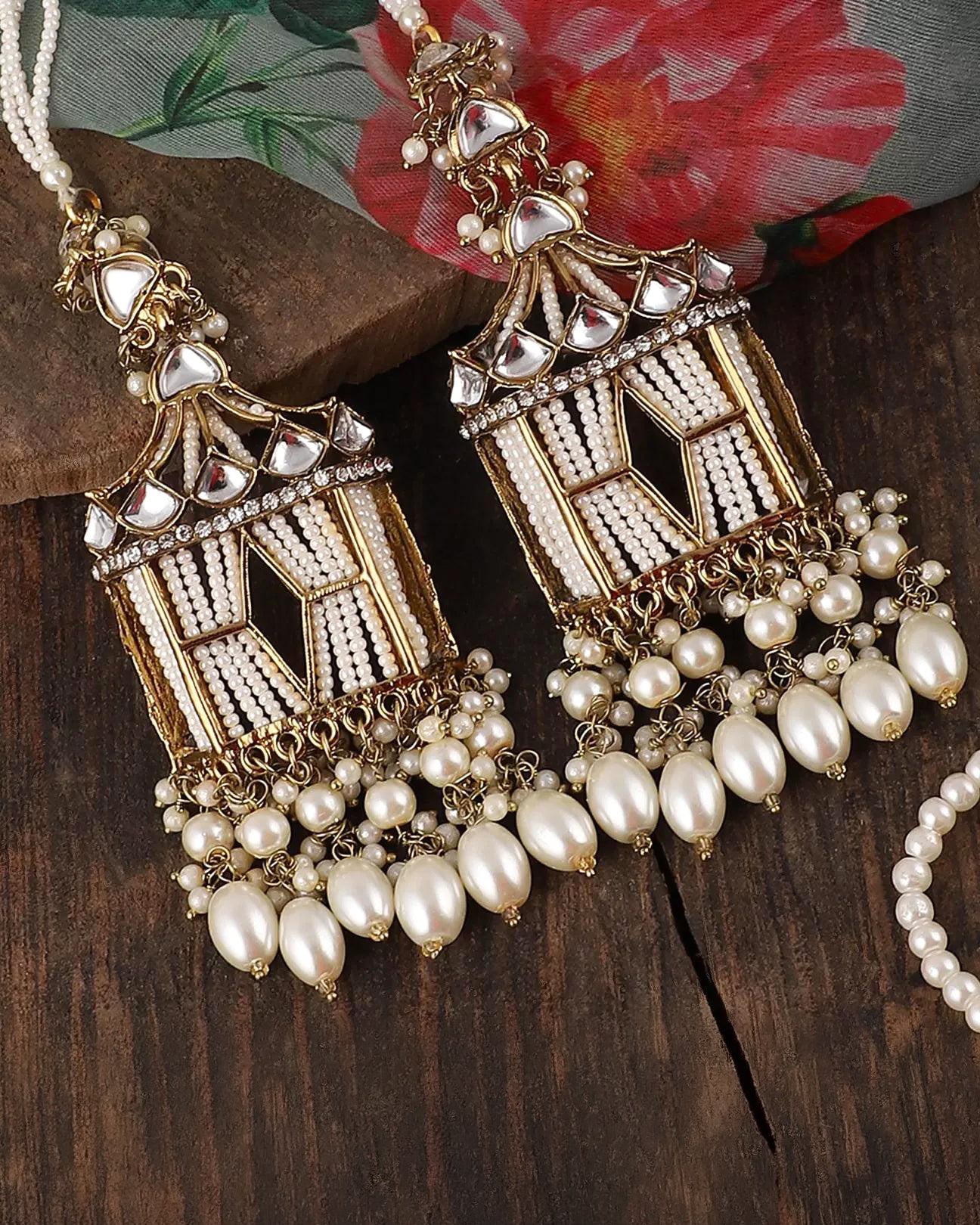 Pearl Agastya Designer Earring with Sahara