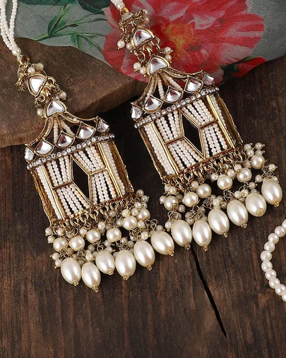 Pearl Agastya Designer Earring with Sahara