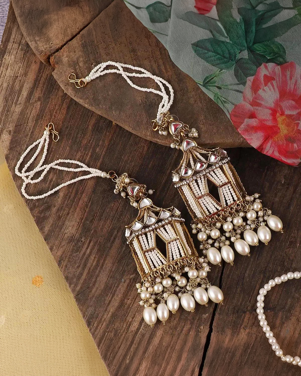 Pearl Agastya Designer Earring with Sahara