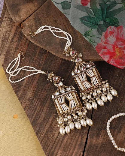 Pearl Agastya Designer Earring with Sahara
