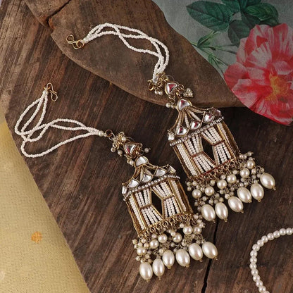 Pearl Agastya Designer Earring with Sahara